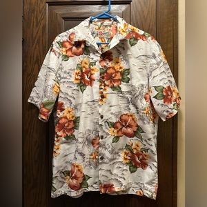 Hilo Hattie Hawaiian Originsl Men’s Shirt, Size M